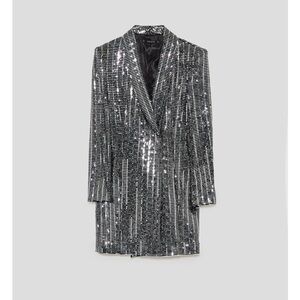 Merallic Blazer Dress